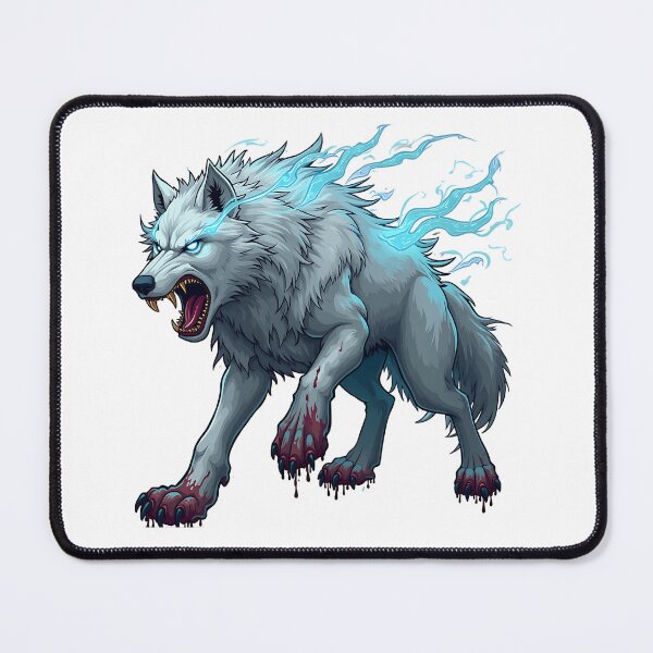 Item preview, gothic wolf designed and sold by rajdigitalarts.