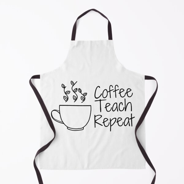 Item preview, Coffee Teach Repeat Funny Coffee for Teacher designed and sold by droolingdreams.
