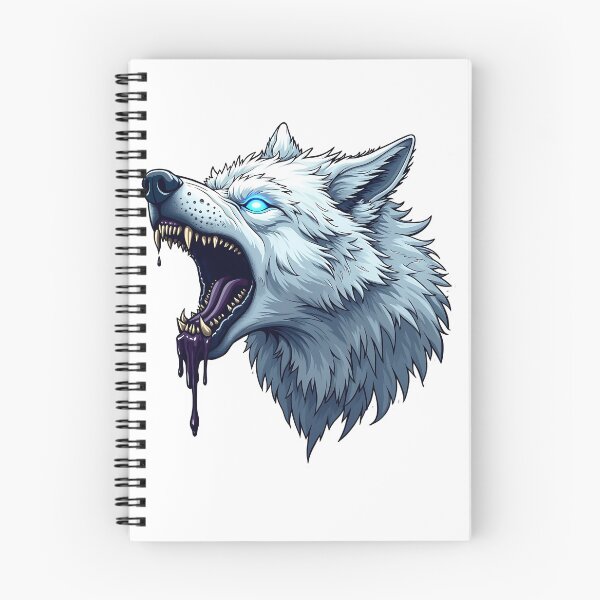 Item preview, scary wolf designed and sold by rajdigitalarts.
