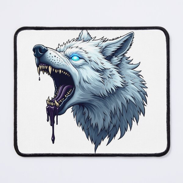 Item preview, scary wolf designed and sold by rajdigitalarts.