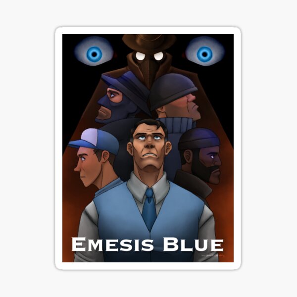 Aperçu de l'œuvre Bleu vomissements créée et vendue par MothmansBakery.