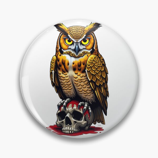 Item preview, golden owl designed and sold by rajdigitalarts.