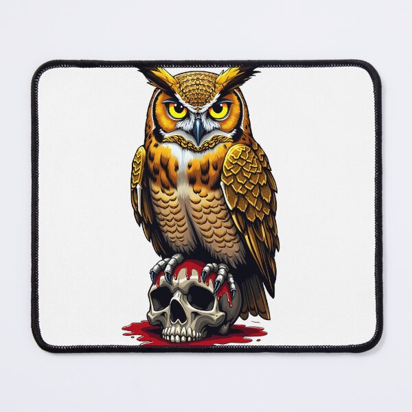 Item preview, golden owl designed and sold by rajdigitalarts.