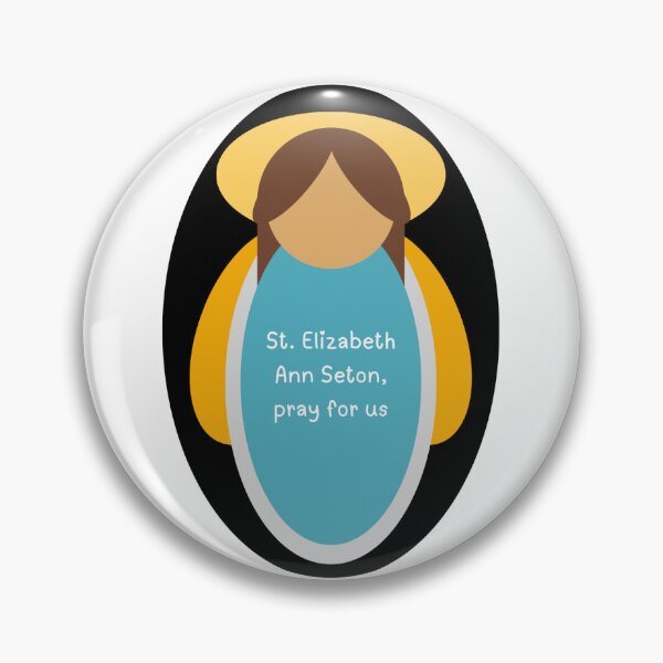 Item preview, St. Elizabeth Ann Seton, Pray for Us figure designed and sold by call-emily.