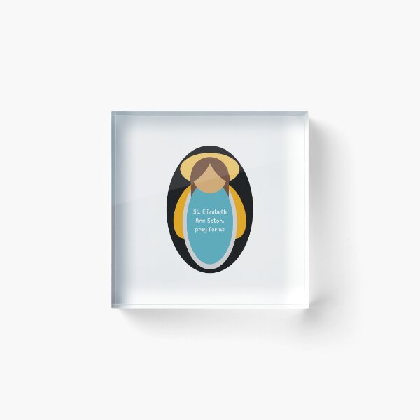 Item preview, St. Elizabeth Ann Seton, Pray for Us figure designed and sold by call-emily.
