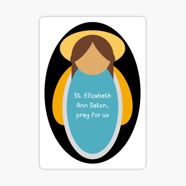 Item preview, St. Elizabeth Ann Seton, Pray for Us figure designed and sold by call-emily.