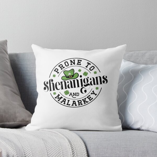 Item preview, Prone To Shenanigans And Malarkey Shamrock St Patrick's Day designed and sold by Vincent-Cloud.