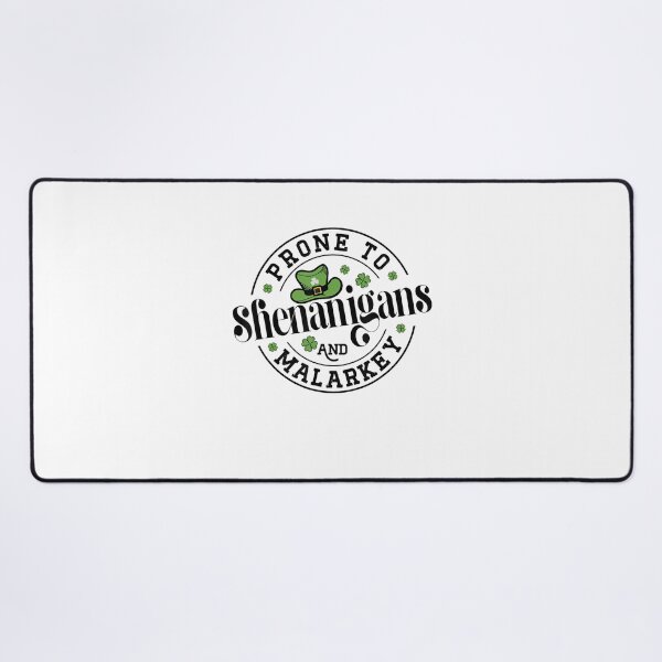 Item preview, Prone To Shenanigans And Malarkey Shamrock St Patrick's Day designed and sold by Vincent-Cloud.