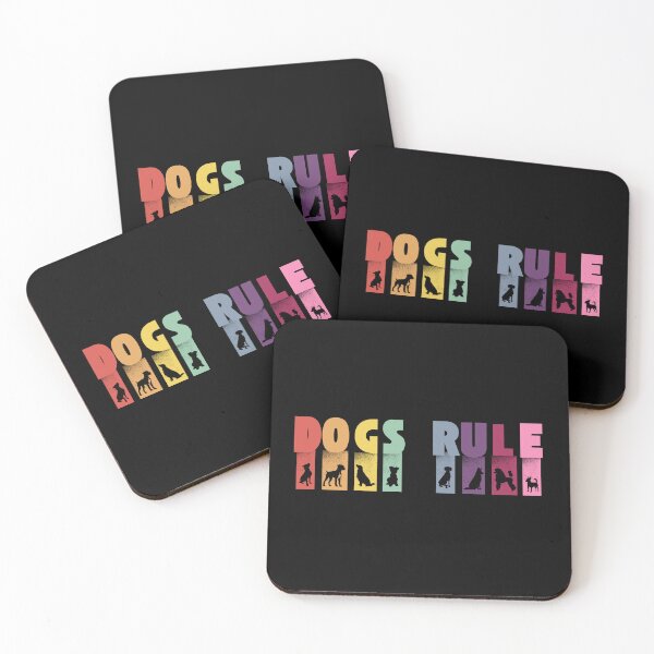 Item preview, Dog Rule Colorful Rainbow designed and sold by AussieMomma.