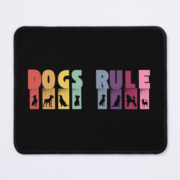 Item preview, Dog Rule Colorful Rainbow designed and sold by AussieMomma.