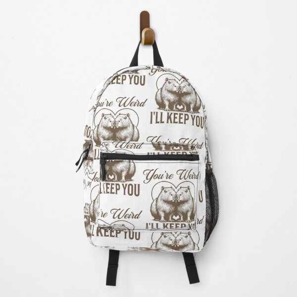 Item preview, You're Weird I'll Keep You Funny Ybara Sarcastic Sayings designed and sold by FantasyFablesC.