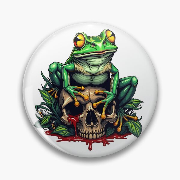Item preview, gothic frog designed and sold by rajdigitalarts.