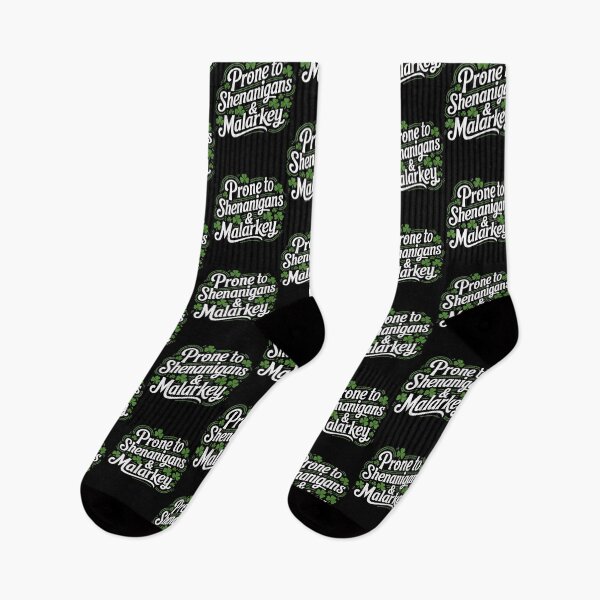 Item preview, Prone To Shenanigans And Malarkey St Patricks Day Men Women designed and sold by Vincent-Cloud.