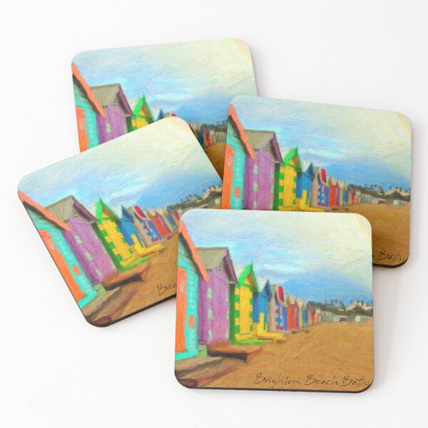 Item preview, Brighton Beach Bathing Boxes designed and sold by Ozjanette90.