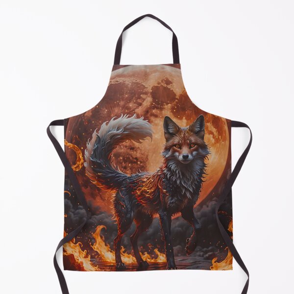Item preview, Fiery Fox Of The Harvest Moon designed and sold by tobyheward.