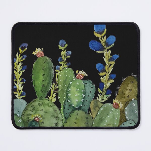 Item preview, Cactus garden watercolor painting designed and sold by Jill Brooke.