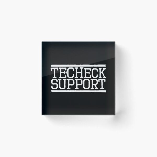 Item preview, funny techeck support designed and sold by vibeno1.