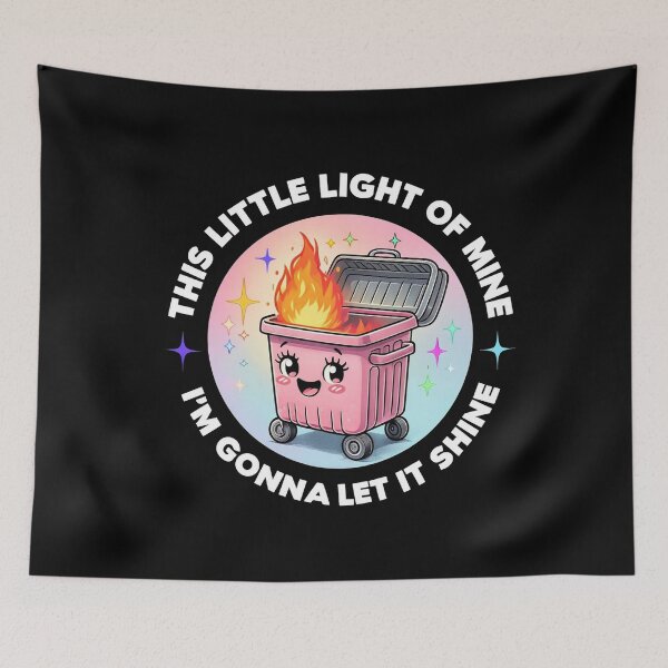 Item preview,  May The Dumpster Fire Within You Burn Brighter Funny Quote designed and sold by studiopekepeke.