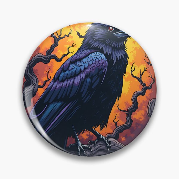 Item preview, gothic crow designed and sold by rajdigitalarts.