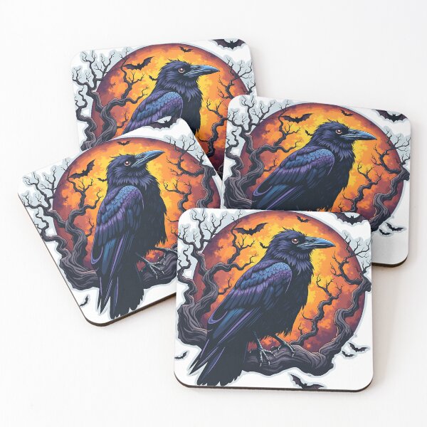 Item preview, gothic crow designed and sold by rajdigitalarts.