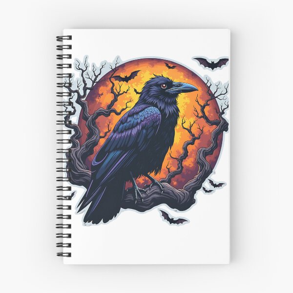Item preview, gothic crow designed and sold by rajdigitalarts.
