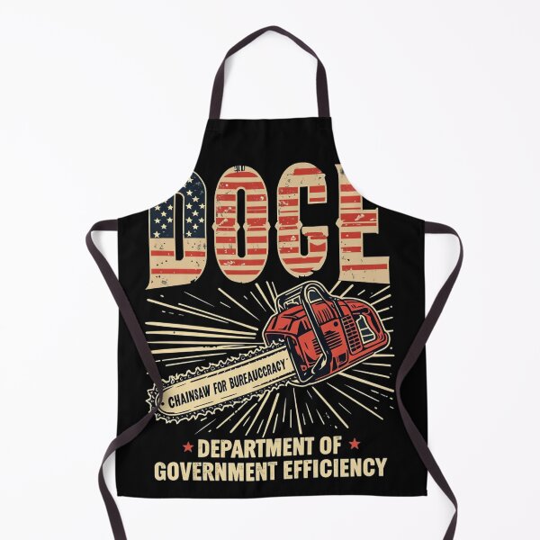 Item preview, Chainsaw For Bureaucracy Funny D.O.G.E DOGE USA Flag designed and sold by studiopekepeke.