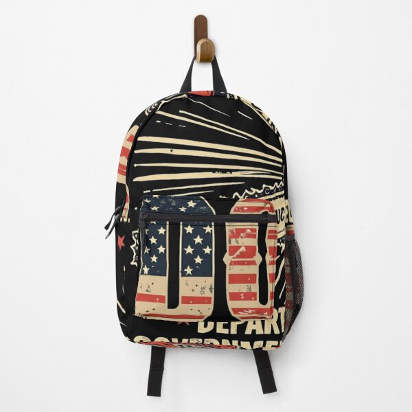 Item preview, Chainsaw For Bureaucracy Funny D.O.G.E DOGE USA Flag designed and sold by studiopekepeke.