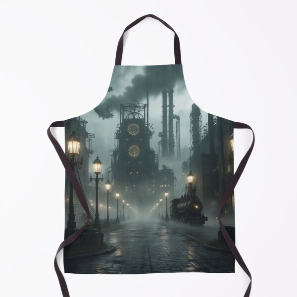 Item preview, Dark industrial cityscape designed and sold by VidyoeDesigns67.