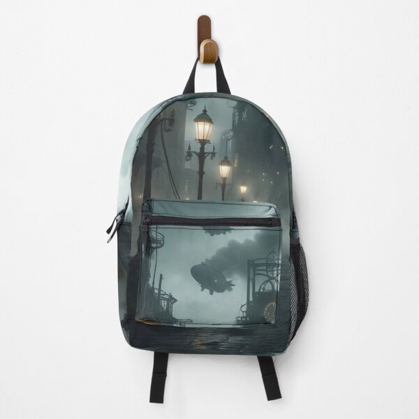 Item preview, Dark industrial cityscape designed and sold by VidyoeDesigns67.