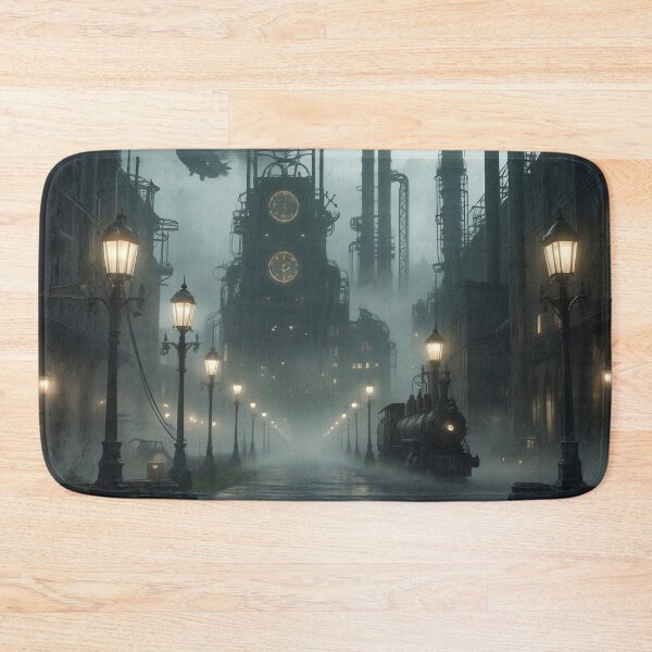 Item preview, Dark industrial cityscape designed and sold by VidyoeDesigns67.