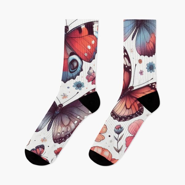 Item preview, Colorful Butterfly and Floral Bliss designed and sold by Furbulous Faces.