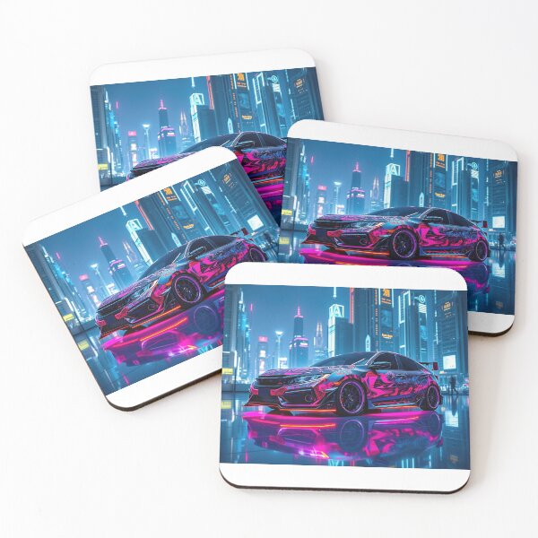 Item preview, Un Honda Civic tuneado delante de un Skyline designed and sold by Salimgor Hangaround Music.