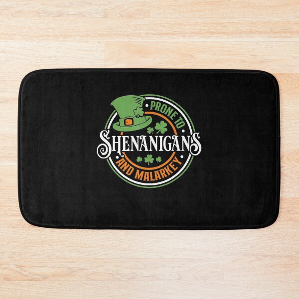 Item preview, St Patricks Day Prone To Shenanigans And Malarkey Irish Retro designed and sold by Vincent-Cloud.