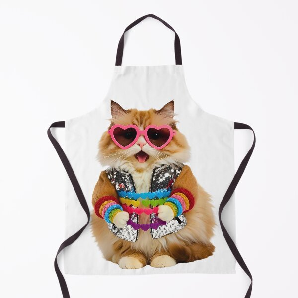 Item preview, Ragdoll Cat Crazed Swiftie – Adorable Feline Fan Ready to Shake It Off designed and sold by Fredster1966.