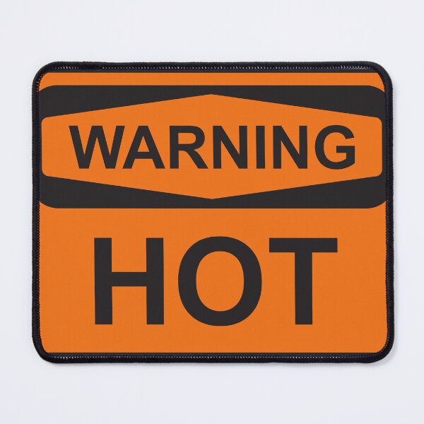 Item preview, Warning Hot Sign  designed and sold by ShivohamMahakal.