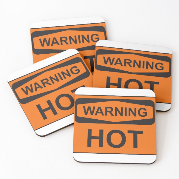 Item preview, Warning Hot Sign  designed and sold by ShivohamMahakal.