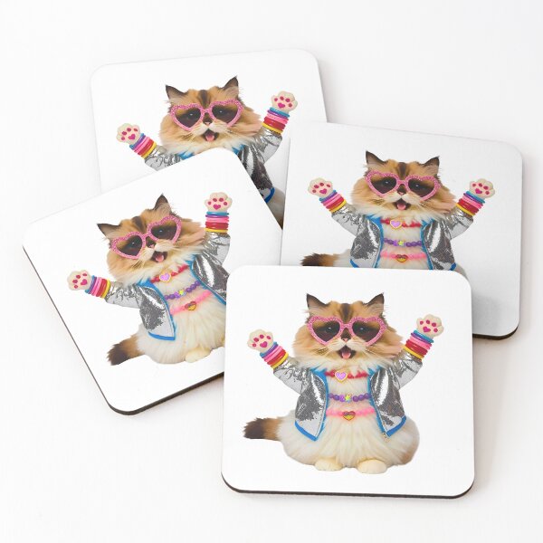Item preview, Ragdoll Cat Super Crazed Swiftie – Adorable Feline Fan Ready to Shake It Off designed and sold by Fredster1966.