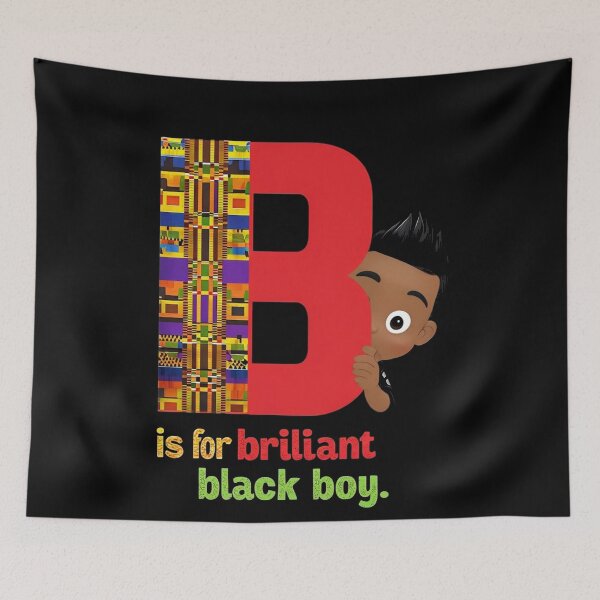 Item preview, B Is For Brilliant Black Boy Kid Black History Month Toddler designed and sold by studiopekepeke.