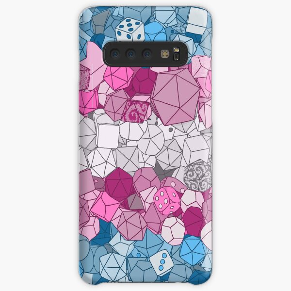 Trans Pride RPG Dice Samsung Galaxy Snap Case