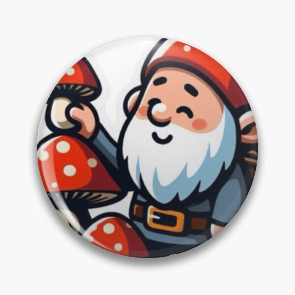 Item preview, mushroom and gnome designed and sold by musicissoul.