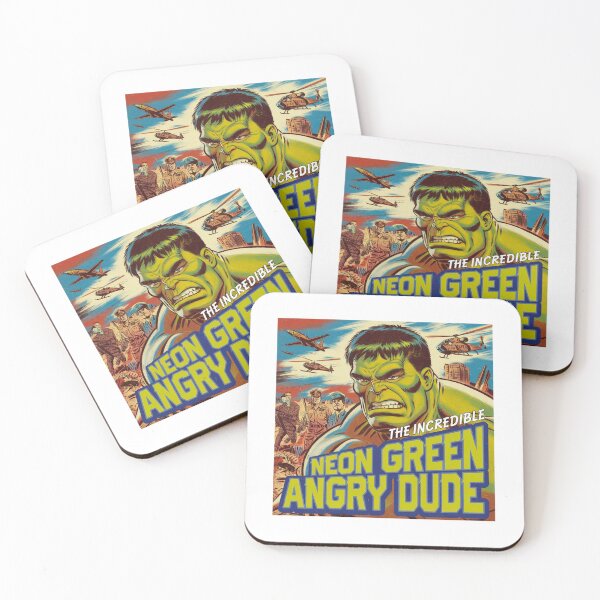 Item preview, green angry dude, monster, superhero, funnyfits70, Humor, Funny, retro, vintage, funny quotes, animal humor, designed and sold by FunnyFits70.