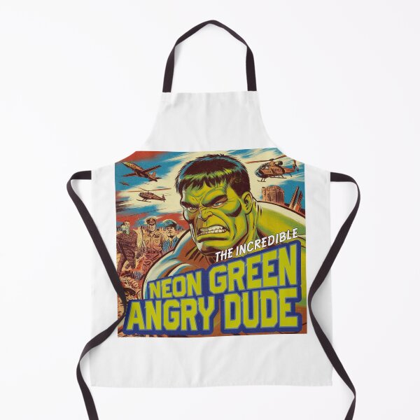 Item preview, green angry dude, monster, superhero, funnyfits70, Humor, Funny, retro, vintage, funny quotes, animal humor, designed and sold by FunnyFits70.