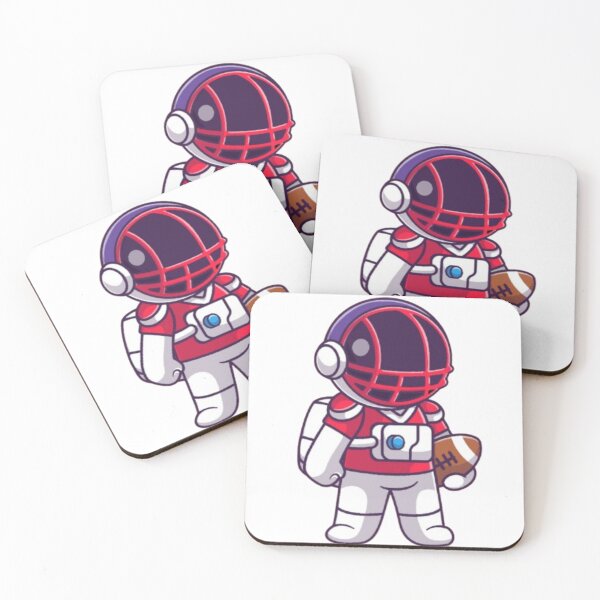 Item preview, ASTRONAUT AND FOOTBALL FAN designed and sold by Inrru2018.
