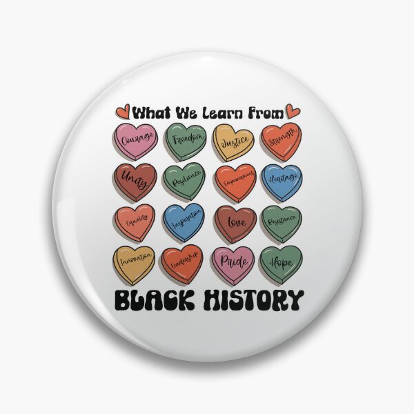 Item preview, The History of Black People Hearts of Values designed and sold by Astralia.