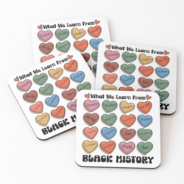 Item preview, The History of Black People Hearts of Values designed and sold by Astralia.