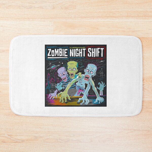 Item preview, Zombie night shift, undead, spooky, funnyfits70, Humor, Funny, retro, vintage, funny quotes, animal humor, designed and sold by FunnyFits70.