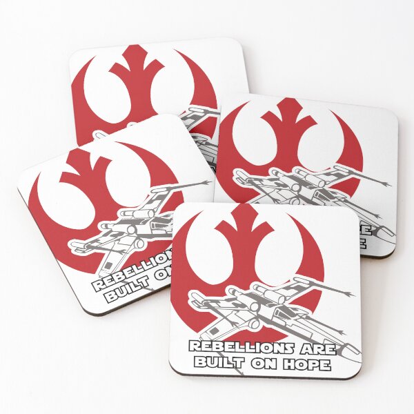 Item preview, "Rebellions Are Built on Hope" Shirt – Sci-Fi Rebel Fighter Inspired Tee | Galactic Resistance Design designed and sold by Retro-Realm.