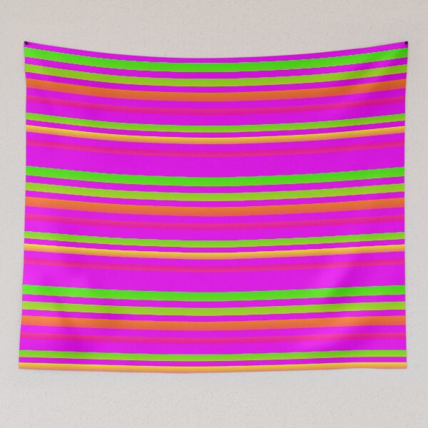 Item preview, Pink purple multicolor striped pattern | bright purple colorful lines designed and sold by lausn.