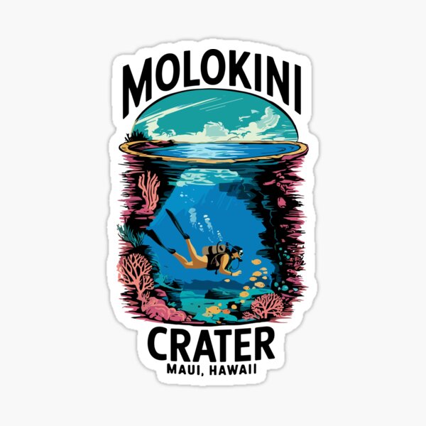 Artikel-Vorschau von Molokini Crater Maui, Hawaii - Für Taucher im Korallenriff und exotische Wasserfische, designt und verkauft von SubtleSplit.