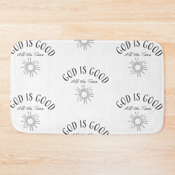 Item preview, God Is Good All The Time – Christian Inspirational Quotes & Scripture Art designed and sold by CrossCrafted.